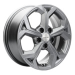 Диск Khomen 1606 6,5x16 5*114,3 Et:43 Dia:67,1 Gray