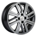 Диск Khomen 1609 6x16 4*100 Et:48 Dia:54,1 G-Silver