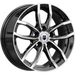 Диск K&K Фрост 6,5x15 5*100 Et:45 Dia:67,1 алмаз чёрный
