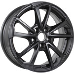 Диск KDW KD1550 6x15 5*100 Et:38 Dia:57,1 Matt Black Painted