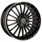 Диск KoKo Kuture K0235 8,5x20 5*112 Et:38 Dia:66,6 Gloss black with lip polish