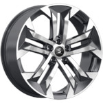 Диск Premium Series КР015 7,5x19 5*108 Et:46 Dia:63,3 Diamond Black Gris