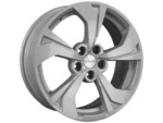 Диск Khomen 1724 7x17 5*114,3 Et:45 Dia:60,1 F-Silver