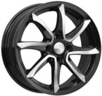 Диск Скад Осака 6x15 4*100 Et:45 Dia:67,1 алмаз черный
