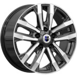 Диск K&K Мичиган 8x18 5*130 Et:43 Dia:84,1 алмаз чёрный