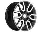 Диск Khomen 1723 8x17 6*139,7 Et:42 Dia:75,1 Gray-FP