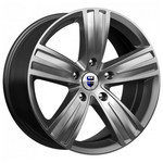 Диск K&K да Винчи 7,5x17 5*114,3 Et:55 Dia:67,1 Дарк платинум
