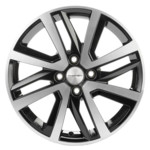 Диск Khomen 1609 6x16 4*100 Et:48 Dia:54,1 Black
