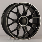 Диск Powcan Y1188 8,5x20 5*112 Et:35 Dia:66,6 Black Matt With Lip Polish