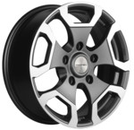 Диск Khomen 1725 6,5x17 5*139,7 Et:35 Dia:98,5 Gray-FP