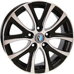 Диск Khomen 1609 6x16 4*100 Et:37 Dia:60,1 Black