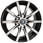Диск Khomen 1608 6,5x16 5*114,3 Et:45 Dia:54,1 Black-FP