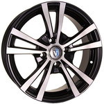 Диск Khomen 1604 6x16 5*100 Et:38 Dia:57,1 Black