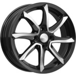 Диск Скад Осака 6x15 4*100 Et:46 Dia:54,1 чёрный бархат