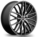 Диск X'trike X-141 8x20 5*120 Et:45,5 Dia:62,5 BK/FP