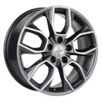 Диск Khomen 1713 7x17 5*114,3 Et:48 Dia:67,1 Gray-FP
