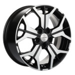 Диск Khomen 1715 7x17 5*114,3 Et:45 Dia:67,1 Black-FP