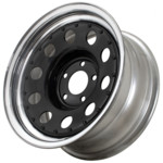 Диск Grizzly SW04 7x15 5*139,7 Et:-5 Dia:108,5 Black Inner + Chrome Outer Rim