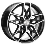 Диск Khomen 1709 7x17 5*110 Et:45 Dia:67,1 Black-FP