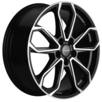 Диск Khomen KHW1816 7x18 5*114,3 Et:37 Dia:66,6 Black-FP