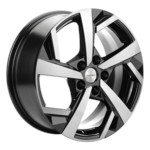 Диск Khomen 1712 7x17 5*114,3 Et:48 Dia:67,1 Black-FP