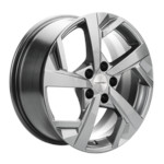 Диск Khomen 1712 7x17 5*114,3 Et:48,5 Dia:66,6 Gray