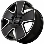 Диск Kipardo KF61 7,5x17 4*98 Et:28 Dia:58,6 Gloss Black Machined Face
