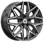 Диск K&K Ариус (КС1187) 7x17 4*108 Et:32 Dia:65,1 Алмаз чёрный