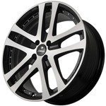 Диск FF FBX480 7,5x18 5*114,3 Et:38 Dia:73,1 Black Machined Face