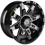 Диск Powcan BK5261 9x20 5*139,7 Et:15 Dia:77,8 BLK/MIL