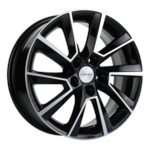 Диск Khomen 1604 6x16 5*110 Et:50 Dia:67,1 Black-FP