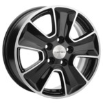 Диск Khomen 1601 6,5x16 5*110 Et:45 Dia:67,1 Black-FP