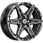 Диск K&K Дистрикт 8x18 6*114,3 Et:42 Dia:66,1 алмаз чёрный