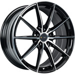 Диск INCH FA8533 8x18 5*112 Et:40 Dia:66,6 Gloss Black Machined Face
