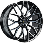 Диск INCH GA8532 9,5x21 5*120 Et:49 Dia:72,6 Gloss Black Machined Face