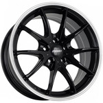 Диск FF REW009-1867 7x16 5*100 Et:35 Dia:73,1 Black Machine Lip