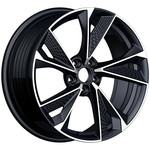 Диск INCH ULF-R39P 8,5x19 5*112 Et:35 Dia:66,45 Black Machine Face