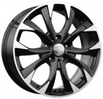 Диск K&K КС740 7 x 17 5*112 Et: 54 Dia: 57,1 алмаз черный