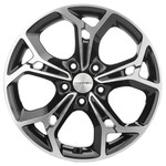 Диск Khomen 1702 7 x 17 5*114,3 Et: 50 Dia: 67,1 BLACK-FP