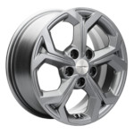 Диск Khomen 1606 6,5 x 16 5*114,3 Et: 50 Dia: 67,1 Gray