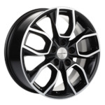 Диск Khomen 1713 7 x 17 5*114,3 Et: 45 Dia: 67,1 Black-FP