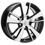Диск Khomen 1704 7 x 17 5*114,3 Et: 40 Dia: 66,1 Black-FP