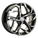 Диск Khomen 1716 7 x 17 5*112 Et: 40 Dia: 57,1 BLACK-FP
