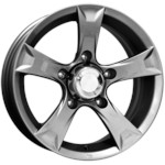 Диск K&K Триал 6,5 x 15 5*139,7 Et: 5 Dia: 110,1 дарк платинум