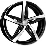 Диск K&K Дольче Вита 7,5 x 18 5*100 Et: 38 Dia: 67,1 алмаз черный