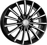 Диск K&K Акцент 7 x 17 4*100 Et: 41 Dia: 60,1 алмаз черный