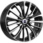Диск K&K Flanker 6,5 x 17 4*100 Et: 43 Dia: 60,1 алмаз черный