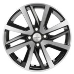 Диск Khomen 1609 6 x 16 4*100 Et: 50 Dia: 60,1 BLACK-FP
