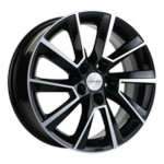 Диск Khomen 1507 6 x 15 5*100 Et: 40 Dia: 57,1 Black-FP