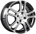 Диск X'trike X-105 6 x 15 4*98 Et: 35 Dia: 58,1 BK/FP